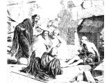 Elihu reproving Job and his three friends